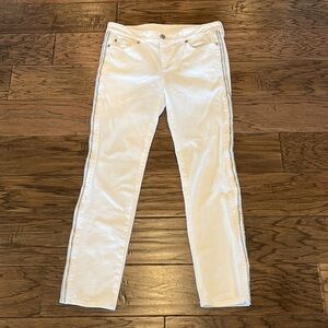 Alexander McQueen Mid Rise Ankle Size EUR 40 Embellished Side Zippers Designer